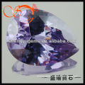 cubic zirconia high quality lavender cz pear cut CZPS-15x20